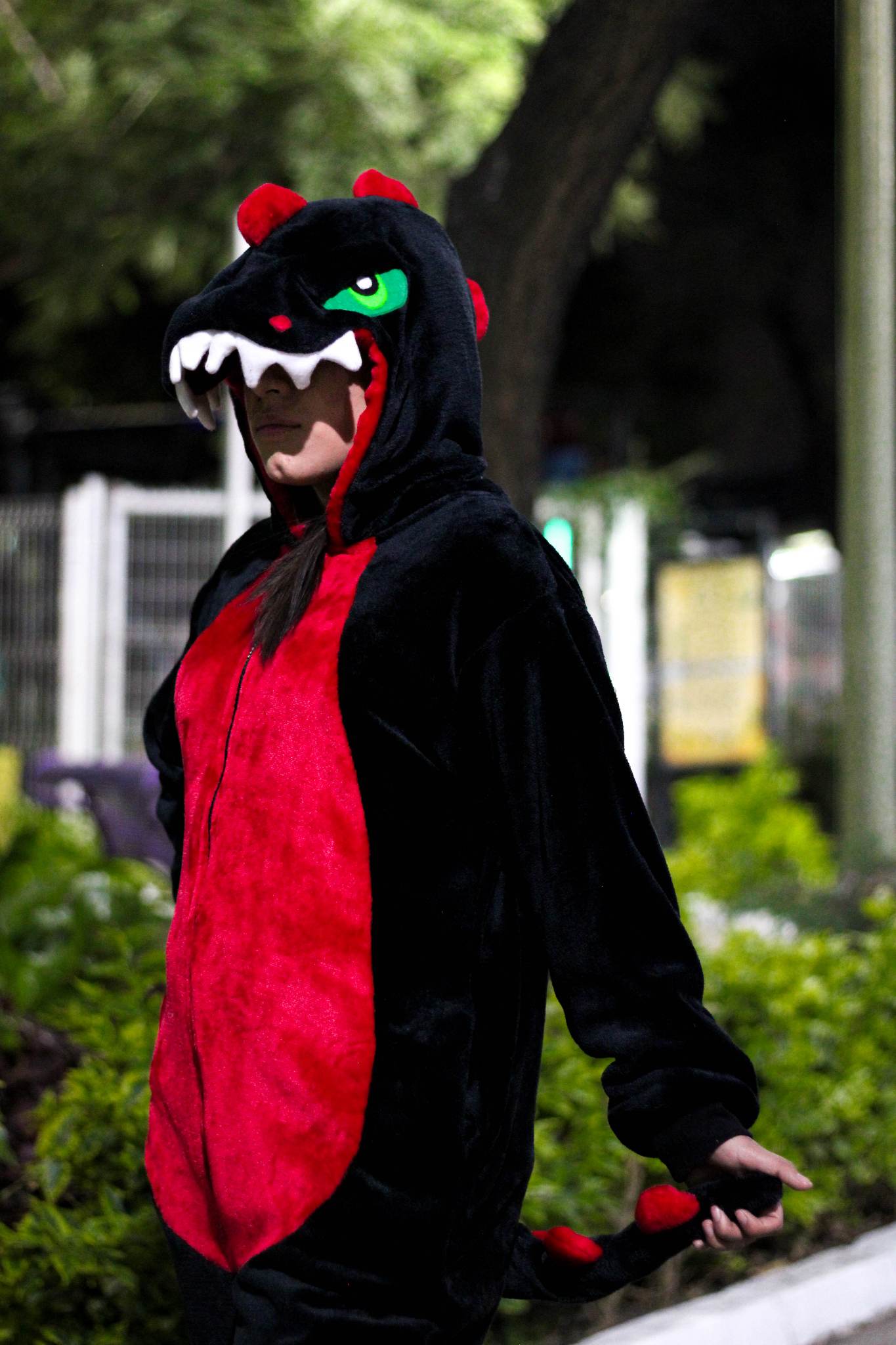 Kigurumi Pijama Dinosaurio Negro Unisex