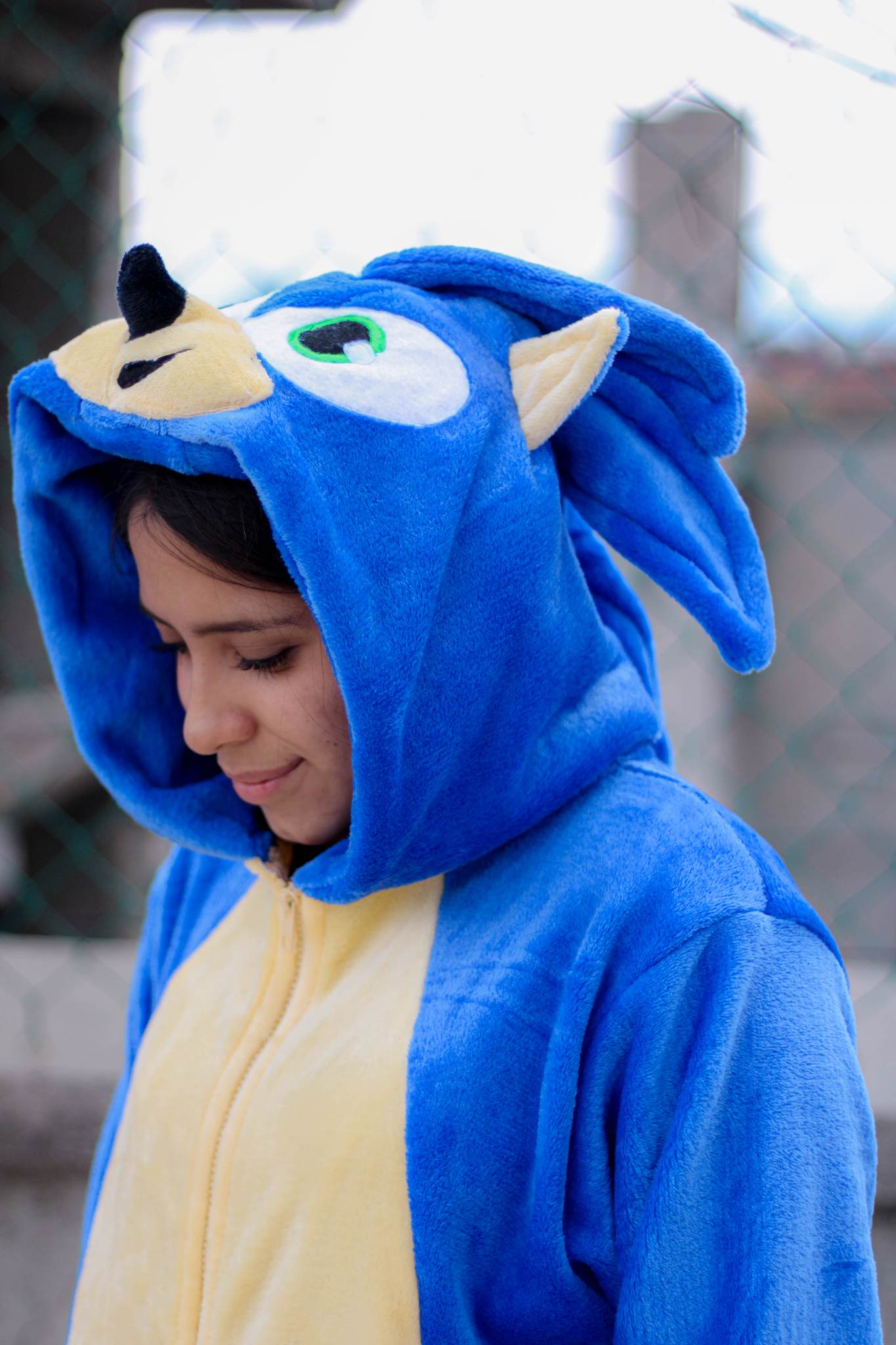 Kigurumi Pijama Sonic Azul Unisex