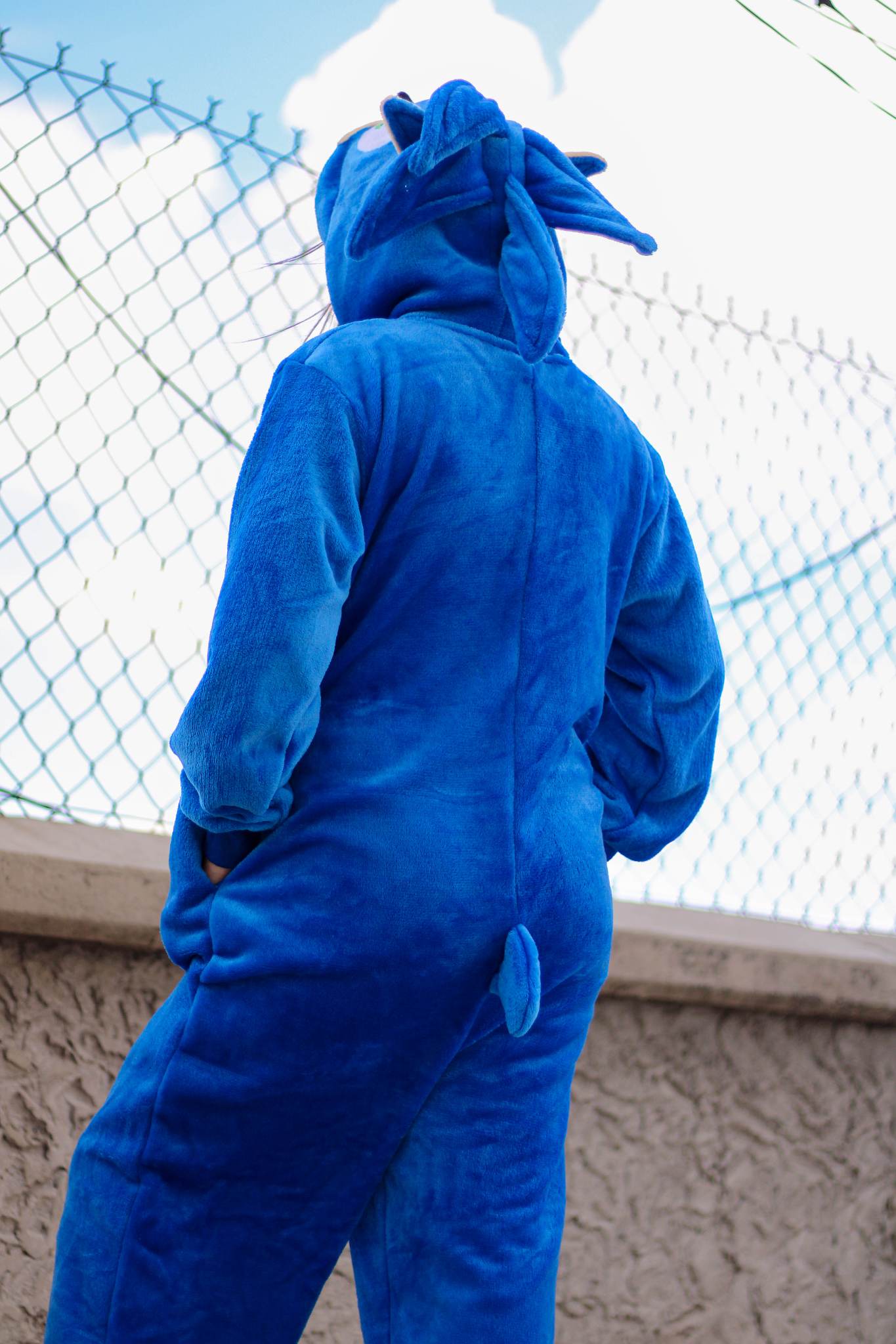 Kigurumi Pijama Sonic Azul Unisex
