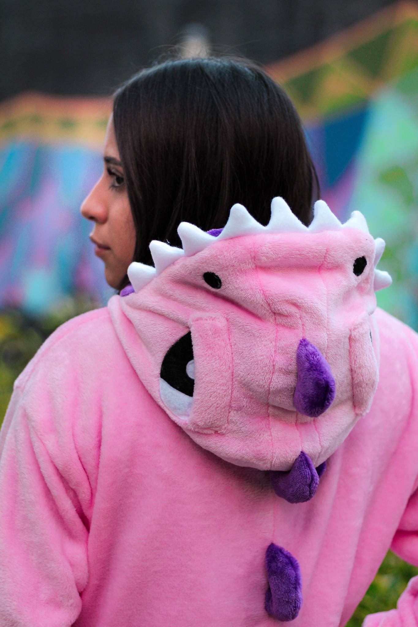 Kigurumi Pijama Dinosaurio Rosa Unisex