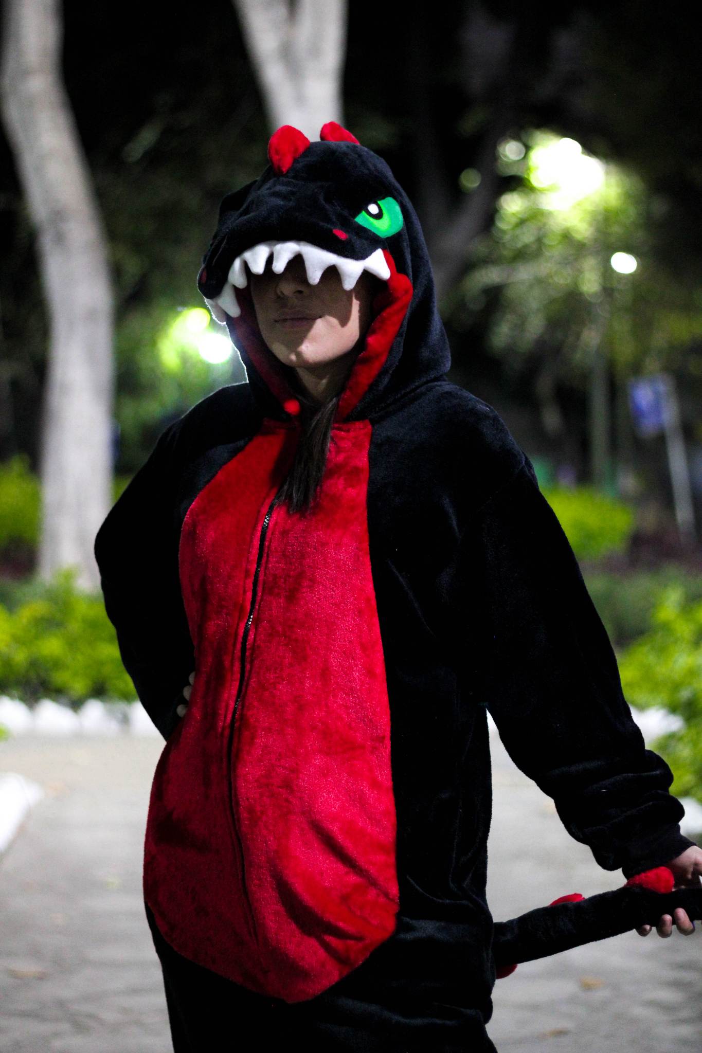 Kigurumi Pijama Dinosaurio Negro Unisex