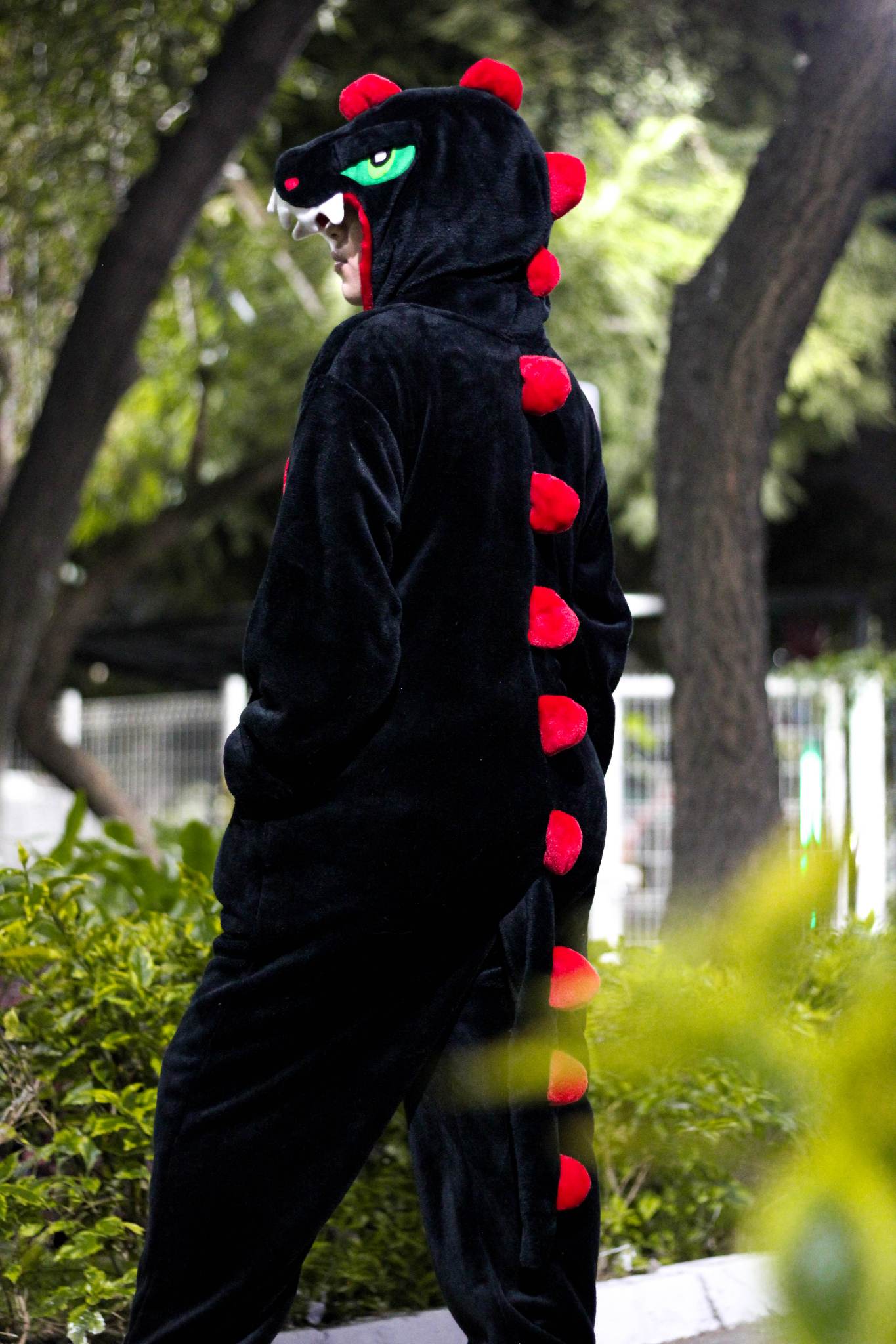 Kigurumi Pijama Dinosaurio Negro Unisex