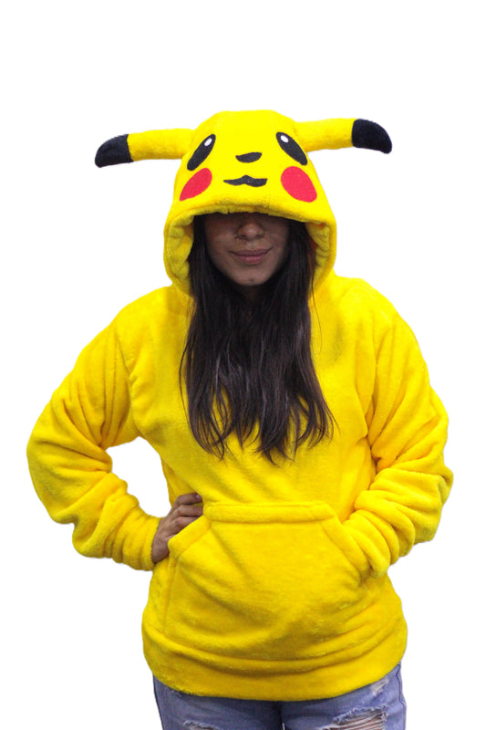 Sudadera Pikachu Unisex Suave y Termica