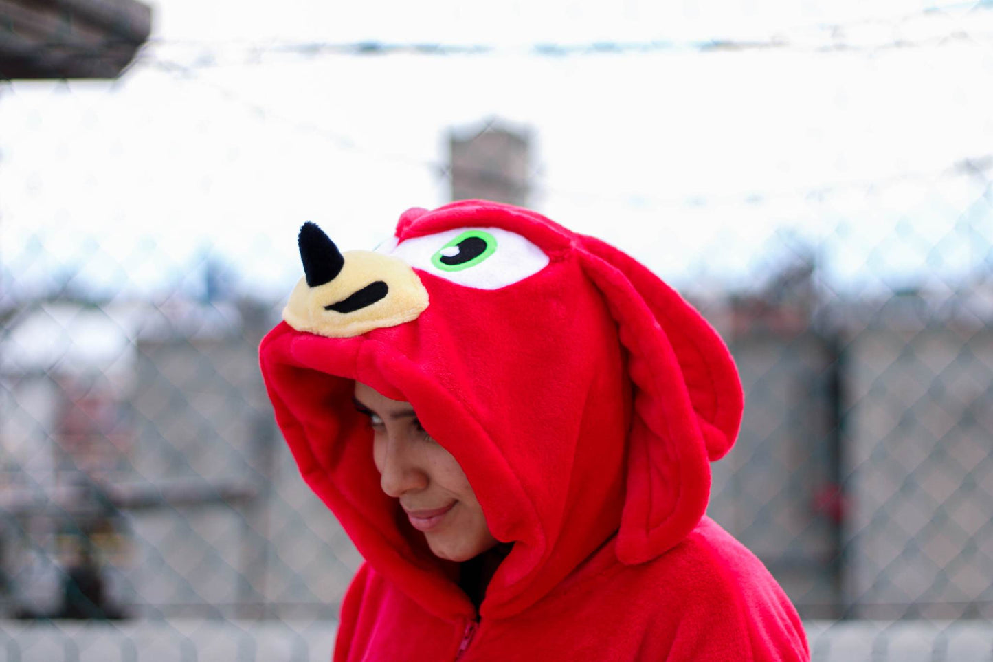 Kigurumi Pijama Sonic Rojo Unisex