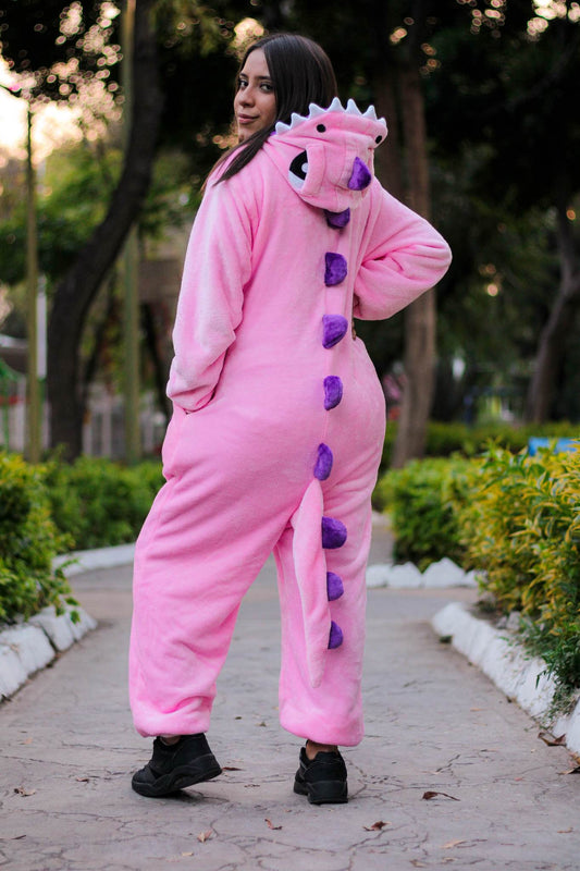 Kigurumi Pijama Dinosaurio Rosa Unisex