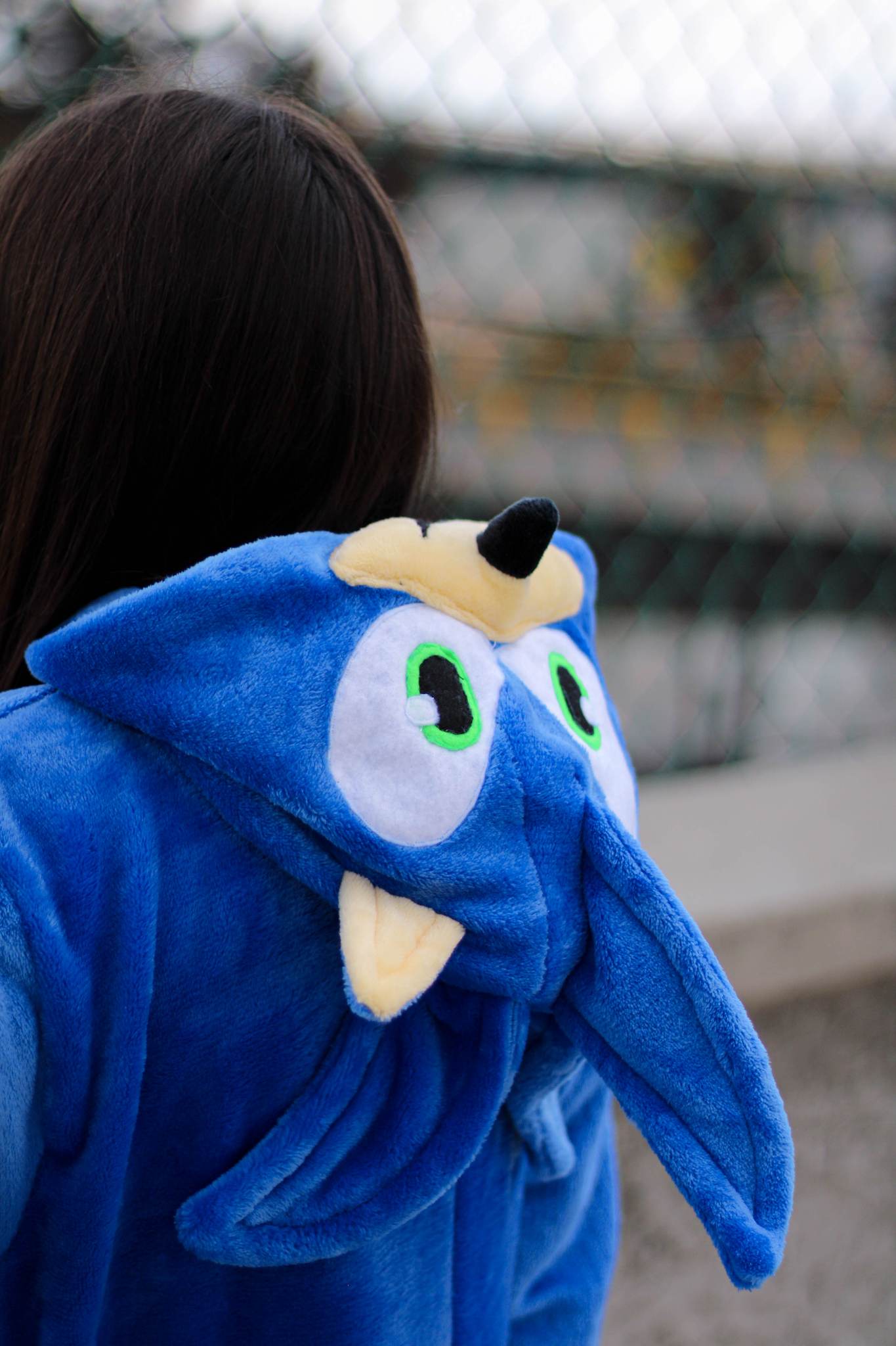 Kigurumi Pijama Sonic Azul Unisex