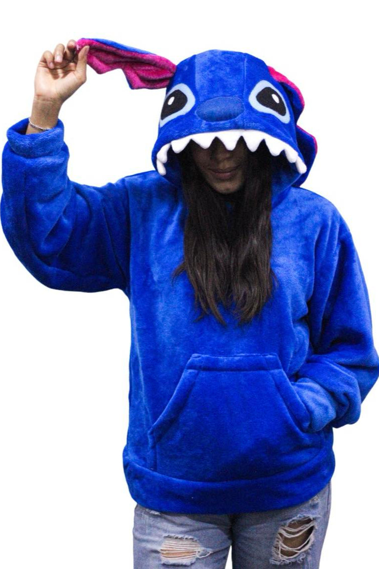 Sudadera Stich Azul Unisex